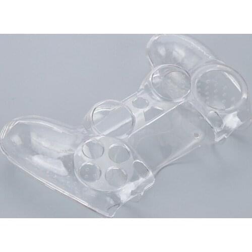 15.5*11*5.5CM Soft Transparent Hard PC Protector Clear Cover Skin Case for PS4 Controller