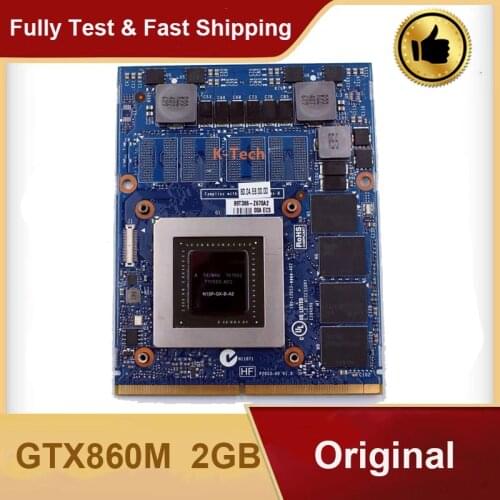 Original J0M0K CN-0J0M0K N15P-GX-B-A2 GTX860M GTX 860M MXM 3.0 DDR5 2G Video Graphics Card For DELL M17X R4 R5 M18X R2 R3 Laptop