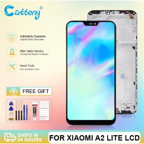 Wholesale For Xiaomi Redmi 6 Pro Lcd Touch Screen Digitizer Assembly For Xiaomi A2 Lite Display With Sensor Flex Free Shipping