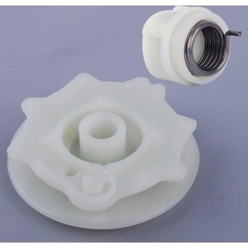 LETAOSK New Recoil Starter Spring Pulley Hub Replacement Fit For Husqvarna 136 137 141 142 Chainsaws