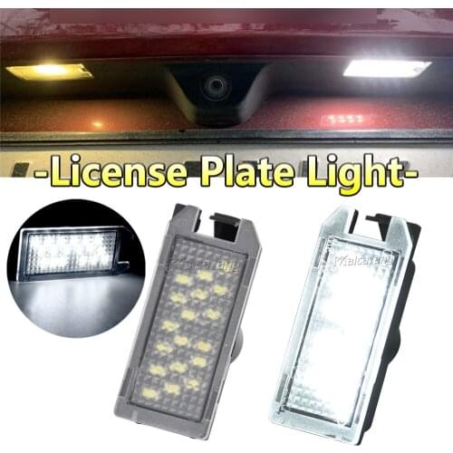 Canbus LED License Number Plate Light For 14-20 Jeep Grand Cherokee WK2 14-17 Compass Patriot 2015-2017 Dodge Viper 13-17