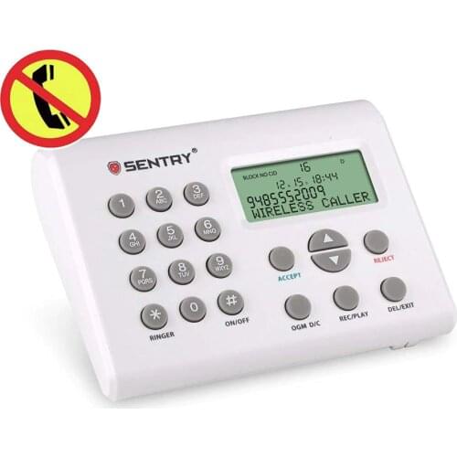 Call Blocker Device for Telephones With Whitelist Blacklist and Phonebook, Block All Solicitor Calls Nuisance Calls Junk Calls