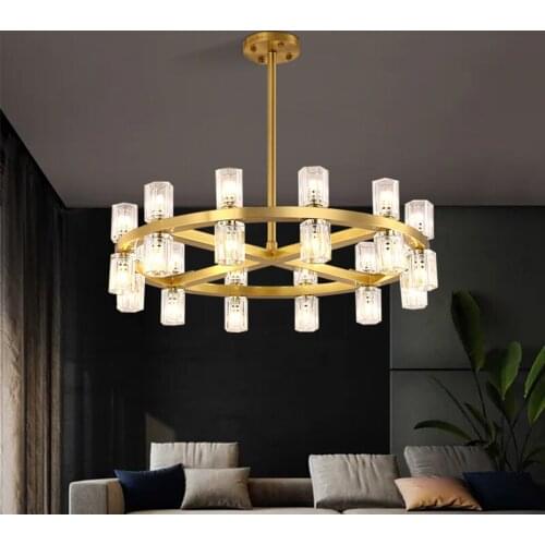 Gorgeous fashion living room lamp Atmospheric personality glass Chandelier Bedroom lamp study room lamp dining room lamp