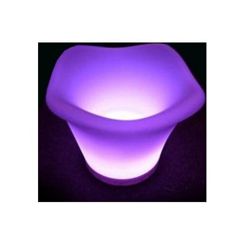 Waterproof Outdoor 16 colors illuminated LED glow Ice Bucket holder LED Glow plant pot Lamp Free Shipping 2pcs/Lot