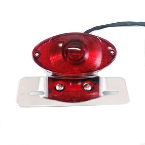 Tail Brake Light Plate Motorcycle For Honda Kawasaki Suzuki Yamaha Bobber Cafe Motorbike Intruder 700 800