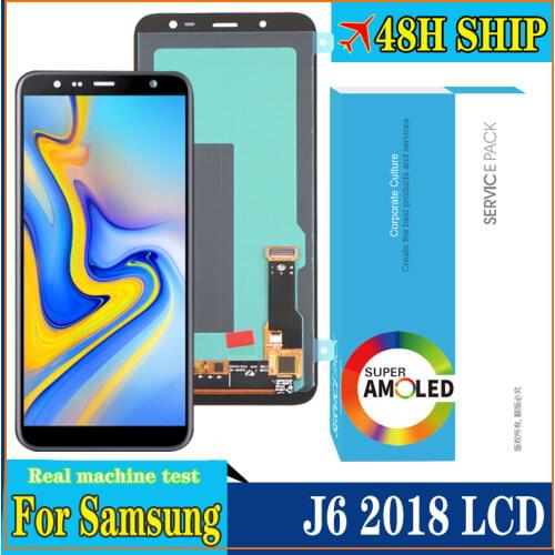 5.6'' OLED/TFT/Super AMOLED for Samsung Galaxy J6 2018 J600F J600 LCD Display Touch Screen Digitizer Assembly Repair Parts