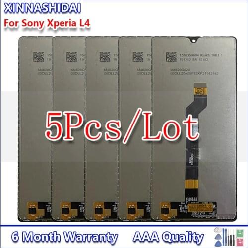 5PCS For Sony Xperia L4 LCD Display Touch Screen Digitizer Assembly Display Replacement For Sony L4 LCD