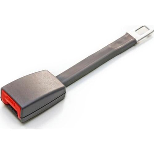 Universal 25cm Car Seat Seatbelt Extender Extension Buckle E4 Safety Certified Gray 1Piece