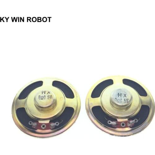 2pcs/lot New Ultra-thin speaker 8 ohms 0.5 watt 0.5W 8R speaker Diameter 50MM 5CM thickness 13MM