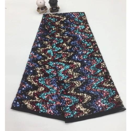 2020 High Quality African Lace Fabric Blue, Pink French Net Embroidery Sequins Tulle Lace Fabric For Nigerian Party XX3312