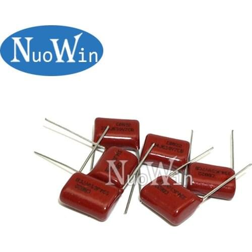 250pcs CBB Polypropylene film capacitor pitch 15mm 20mm 630V 400V 450V 220nF 330nF 470nF 680nF 820nF 1uF 1.5uF