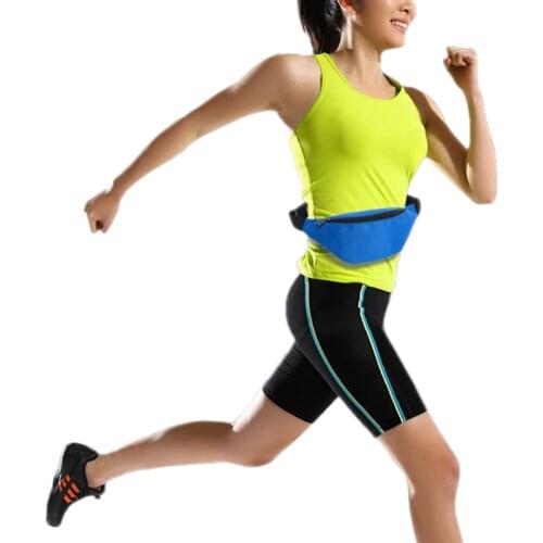 7 Colors Men Women Waist Bags Fashion Casual Waterproof Sports Waist Bag Crossbody Bag Purse