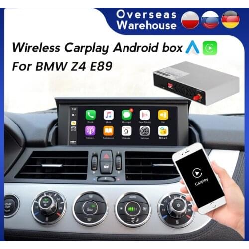Wireless Carplay Module Decorder Box For BMW Z4 E89 2004-2020 Android Auto Multimedia Mirror Link Rear Camera USB Plug And Play