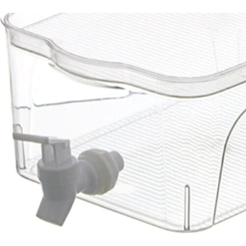 Fruit Teapot Summer Refrigerator Drinking Water Jug Lemonade Jug Cold Soak Bottle Cool Water Bucket with Faucet