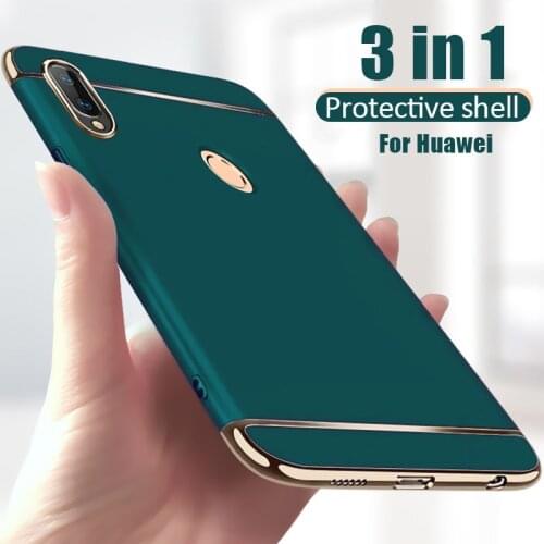 Luxury Full Cover Plating Phone Case For Huawei P20 Lite P30 P40 Pro Mate 10 20 Pro Honor 10 9 Lite Matte Hard Cover Case Capa