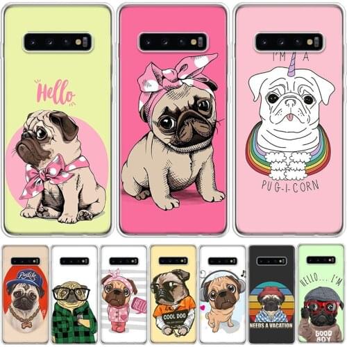 Cute dog yoga funny Phone Case For Samsung GalaxyA90 A71 A70 A51 A50 A41 A40 A30 A21 A10 A9 A8 A7 A6Plus M30S A20E A01 A10S A20S