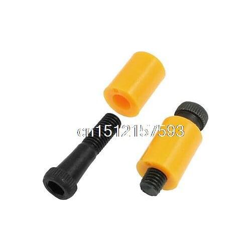 Black Orange Friction Pullers PL20 for Mold Making Industry 2 Pcs