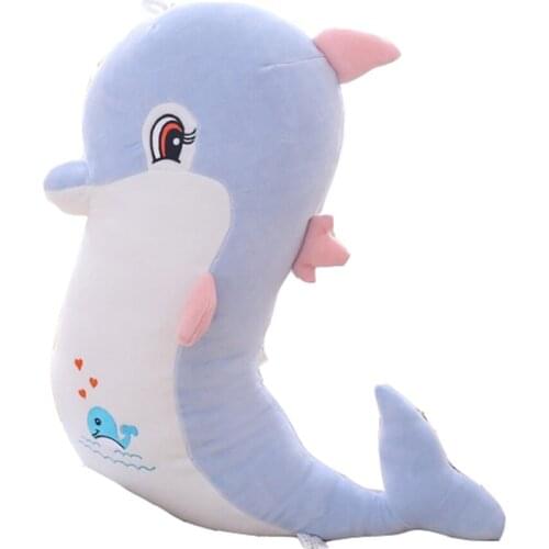 Baby Kid Plush Toy for Christmas Birthday Gift Children Plush Stuffed Toys Down cotton dolphins