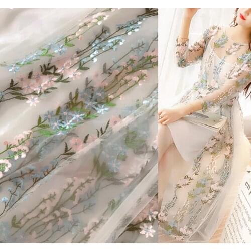 DIY hand-made accessories such as Organza jacquard Plaid printed fabric, skirt and window screen