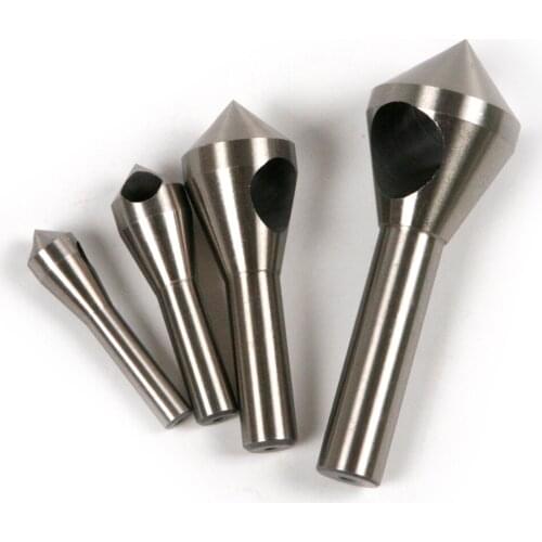 4PC/Set HSS 90 Degree Chamfer Countersink Drill Bit Shaft diameter 6mm 8mm 10mm 12mm Chamfer Hole 2-20mm Chamfer Cutters