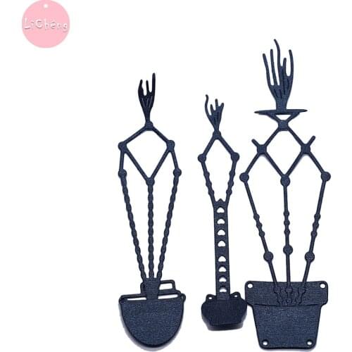 Potted Plants Dies Card Making Embossing Folder New Cutting Dies Templates Stencil Crafts Metal Die Products For Crafts Flower