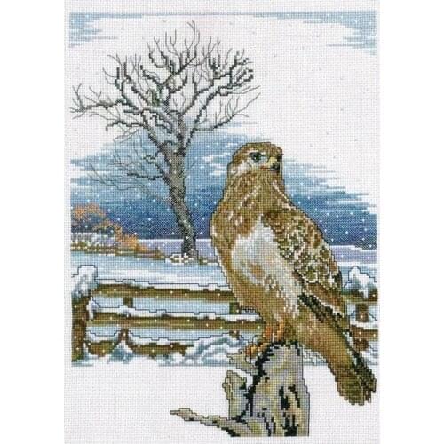 Hot Needlepoint Buzzard Christmas Cross Stitch Machine Embroidery Designs with 100% Cotton Floss & Free Shipping for Wall Decor