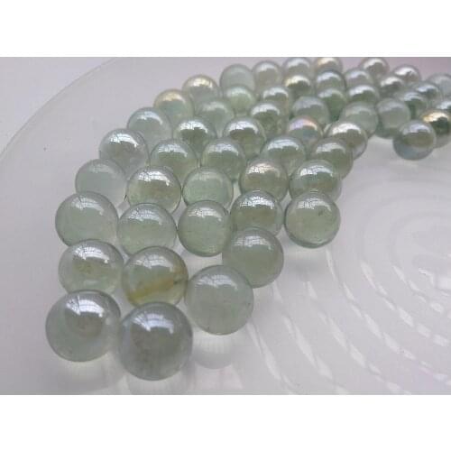 Good quality 11 mm transparent marbles 1.1 mm bright color glass balls flower pot Garden decoration