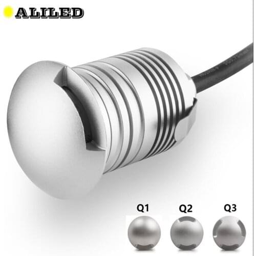 Mini 3W Outdoor Waterproof Stairs Light Inground Lamps 3W Buried Lights DC12V/24V Waterproof LED Downlights