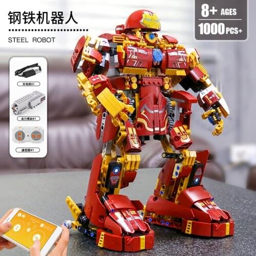 MOULDKING 15039 The APP RC Motorized MK Buster Robot Model Building Blocks Bricks Assembly Creative Toys Kids Christmas Gifts