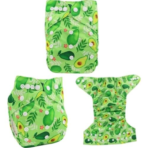 6PCS Suede Cloth Diapers with Pocket 2021 New Ohbabyka Cloth diapers Reusable Waterproof Nppy for Newborn One Size Fits All