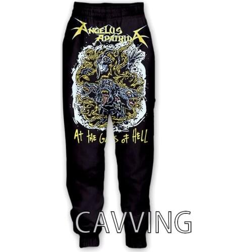 CAVVING 3D Printed Angelus Apatrida Band Casual Pants Sports Sweatpants Straight Pants Sweatpants Jogging Pants Trousers