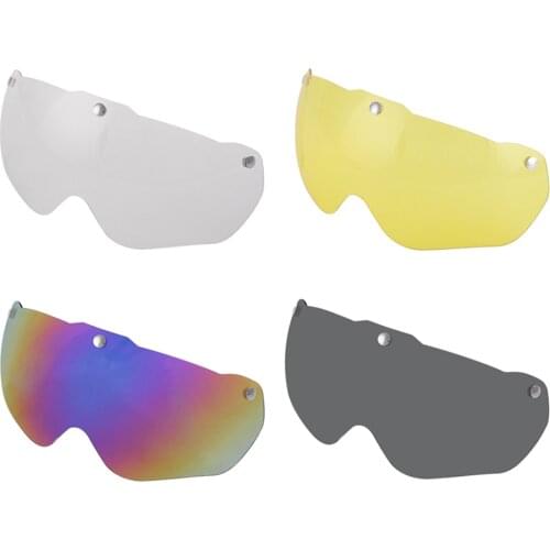 Premium Cycling Helmet Glasses Lens Magnetic Goggles Repair Replacement Lens UV Protect Sunglasses Goggles Repair Lens