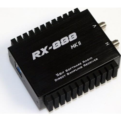 RX888 MKII MK2 ADC SDR Receiver Radio 1kHz-64Mhz LTC2208 16Bit ADC Direct Sampling R828D RX888 plus