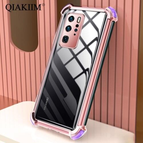 Shockproof Armor Phone Cases For Huawei Y8S Y6P Y7P Y9 P40 LiteE P30 Lite Mate 30 Honor 20 8X Nova 5T 5i Pro 6 SE 7i Soft Cover