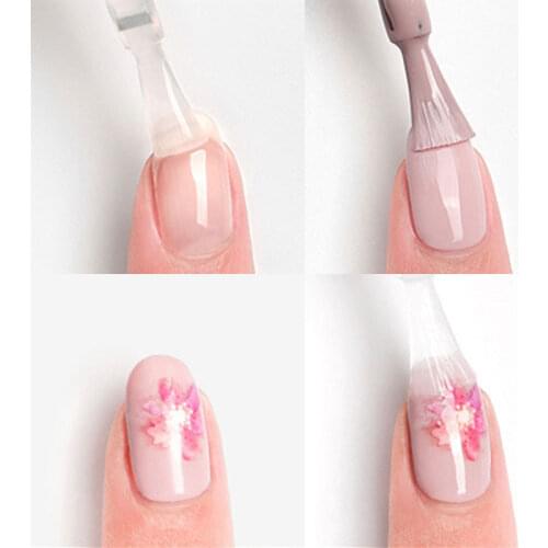 Cartoon Graphics Self-Adhesive Women Beauty 5D Nail Stickers DIY Decal Embossed Engraved Manicure Rose Flower Nail Decoration