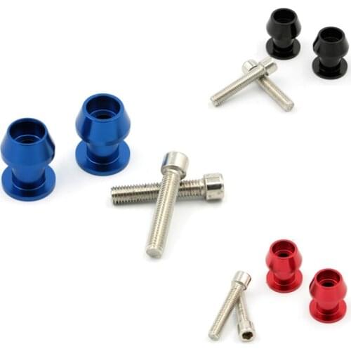 2 Piece 8mm Motorcycle CNC Swingarm Spools Sliders for Suzuki GSX-R GSXR 600 750 1000 K1 K2 K3 K4 K5 K6 K7 K8