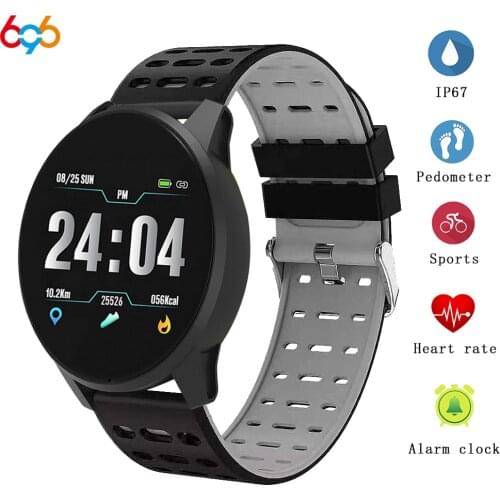 696 TLWB2 Smart Bracelet Heart Rate Blood Pressure Monitoring Pedometer Sports Track Record Waterproof Sports Smart Watch
