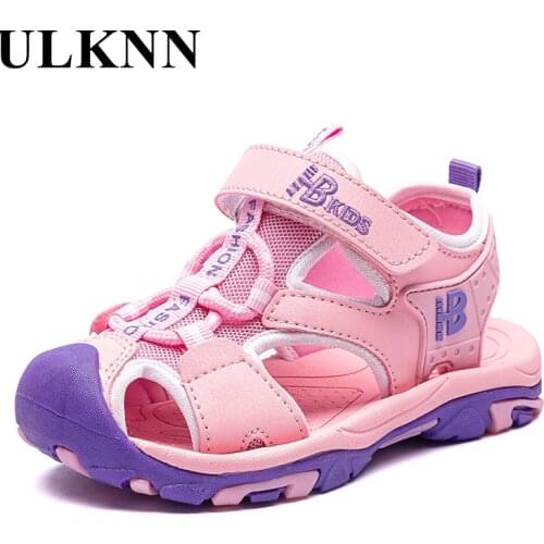 ULKNN Boys Sports Sandal Childrens Solid Sandals 2021 New Summer Kids Fashion Spring Footwears Soft Shoes Casual Rubber Sole