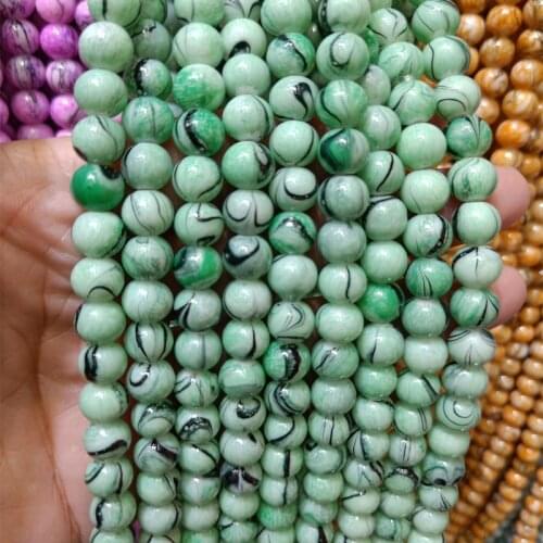 8mm Round Loose K9 Glass Beads For Jewelry Making Wholesale DIY Spacer Glass Beads Fit Bracelet Necklace Factory Price 15