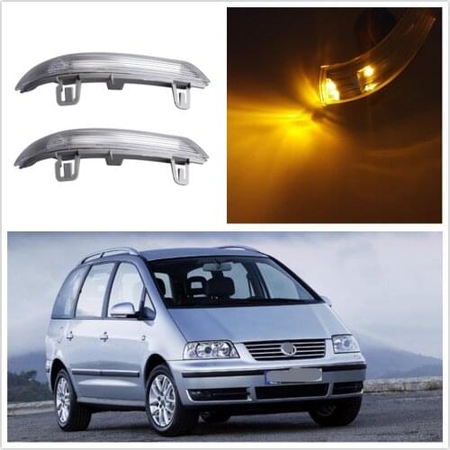 LED Mirror Light For VW Sharan 2003 2004 2005 2006 2007 2008 2009 2010 Door Side LED Mirror Turn Signal Indicator Lights