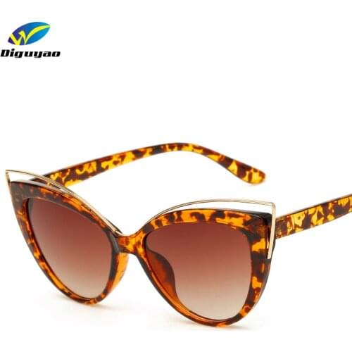 Tendencias 2020 productos Cat Eye Sunglasses Women Luxury Brand Design Shades Oculos Female Gradient Lens Sun Glasses For Women