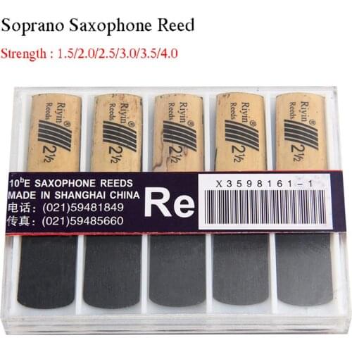 High-quality 10-piece Soprano saxophone reed Eb key Strength 1.5/2.0/2.5/3.0/3.5/4.0 Instrument Accessories