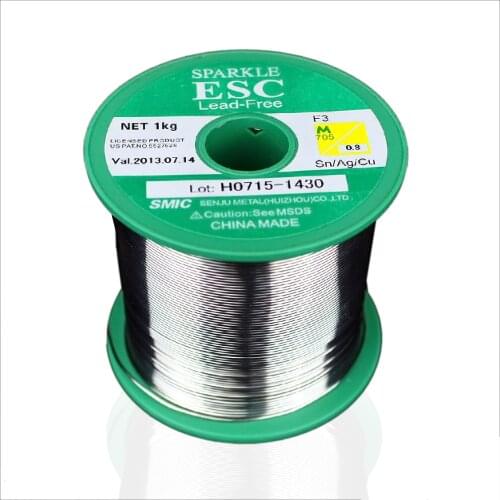 High-Quality Lead-free Silver-containing Tin Wire 3% Silver 0.8mm Hi-Fi Audio Solder - 3m