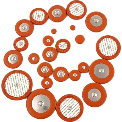 25pcs/Set Alto Saxophone SAX Replacement Brown Fuax Leather Pads