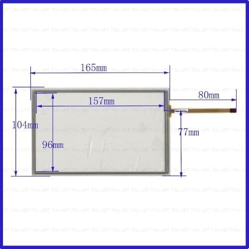 ZhiYuSun HLD-TP-1539 compatible for video GPS 7inch 4 lins Touch Screen glass touchsensor touchglass digitizer GLASS Good