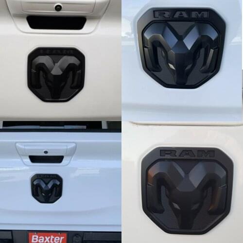 Applicable for New Dodge RAM Logo Tail Box Label 1500 Rebel 3D Personality Sheep head Labeling Car Styling Badge