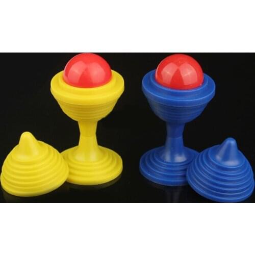 1 Set Creative Magic Cup Small Toys for Children Colorful Balls Models Elusive Beads Props Educational Baby Kids Fun Game Gifts