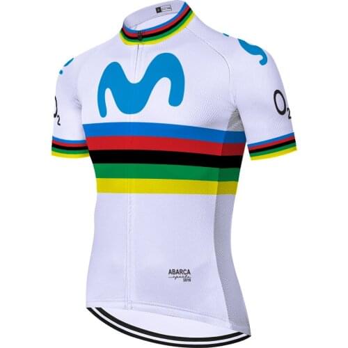 Movistar camisa de ciclismo masculina Summer Racing cycling jersey Short Sleeve mtb Bike Jersey Shirt Maillot Ciclismo 2020