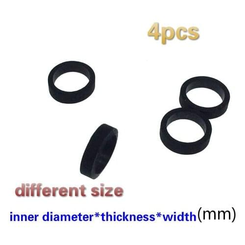 4pcs idle tire wheel belt loop Idler rubber ring for cassette deck recorder tape stereo audio player for akai