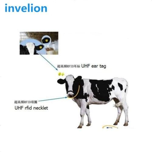 860-960MHZ UHF RFID button ear tag for animals such as pig sheep cow animal ear tag mark